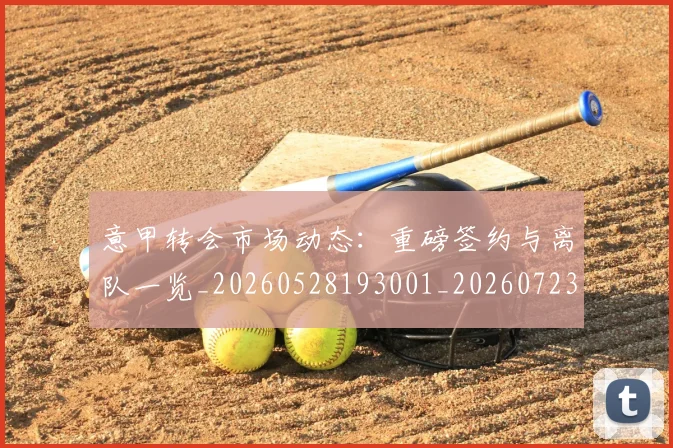 意甲转会市场动态：重磅签约与离队一览_20260528193001_20260723180927